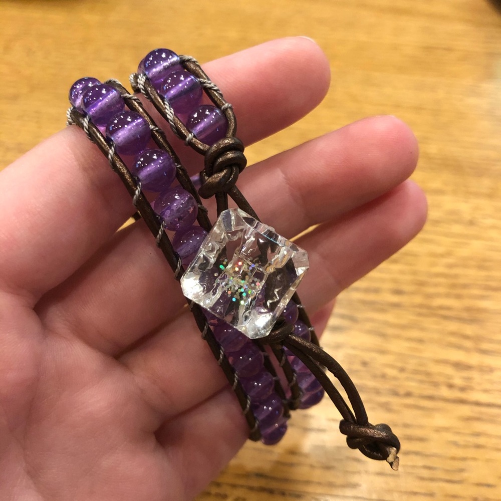 Handmade wrap bracelet
